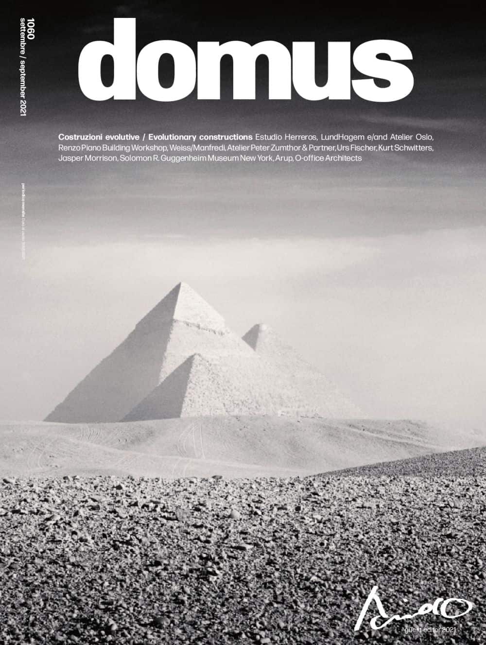 Domus N. 1060 Settembre 2021, <p style="text-align: center">Acquista subito il numero di settembre di Domus</p>