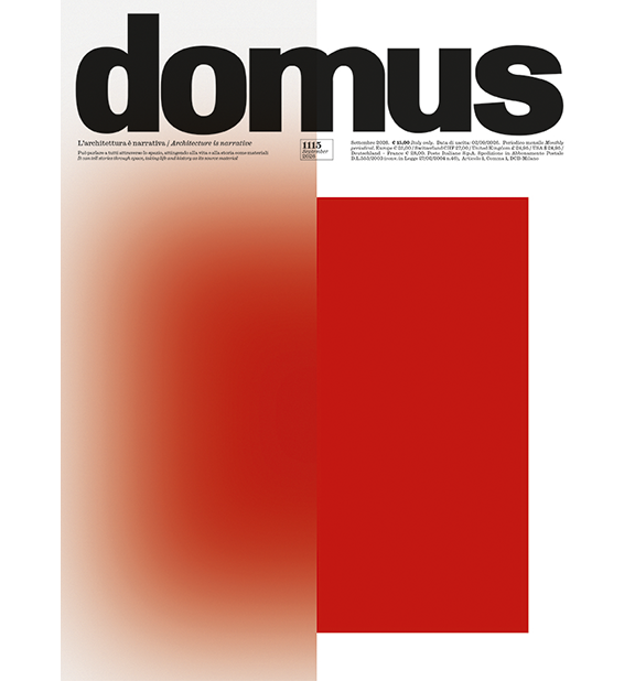 COPERTINA DOMUS SETTEMBRE 2026